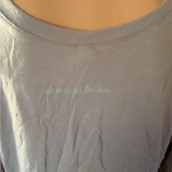 Sidesaddle riding lady Selika T shirt dolman sleeves. Size large. Gray cotton - Picture 4 of 6